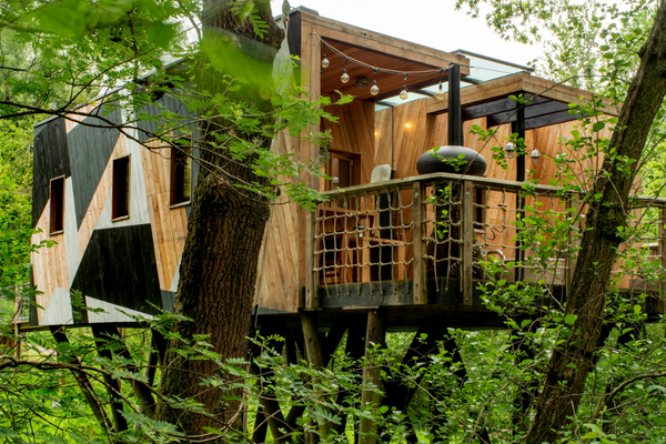 Dazzle Treehouse at Mallinson's Woodland Retreat